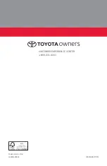 Предварительный просмотр 40 страницы Toyota PRIUS v 2017 Quick Reference Manual