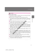 Предварительный просмотр 36 страницы Toyota PriusV Owner'S Manual