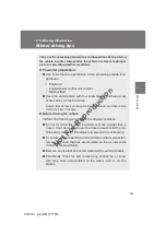 Предварительный просмотр 244 страницы Toyota PriusV Owner'S Manual