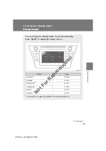 Предварительный просмотр 266 страницы Toyota PriusV Owner'S Manual