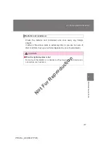 Предварительный просмотр 438 страницы Toyota PriusV Owner'S Manual