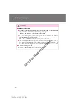 Предварительный просмотр 481 страницы Toyota PriusV Owner'S Manual