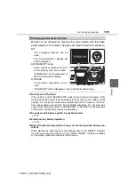 Предварительный просмотр 177 страницы Toyota PRUS V 2020 Owner'S Manual