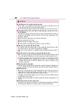 Предварительный просмотр 252 страницы Toyota PRUS V 2020 Owner'S Manual