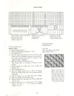 Preview for 42 page of Toyota Punch Card Knitter K747 Instruction Manual