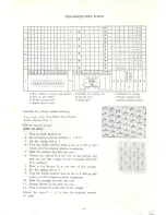 Preview for 43 page of Toyota Punch Card Knitter K747 Instruction Manual