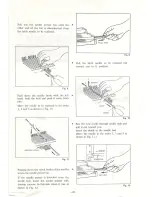 Preview for 62 page of Toyota Punch Card Knitter K747 Instruction Manual