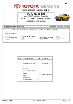 Toyota PZQ14-60120 Installation Instructions preview