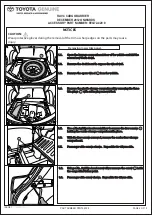 Предварительный просмотр 4 страницы Toyota PZQ72-42080 Fitting Instructions Manual