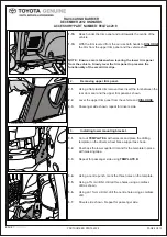 Предварительный просмотр 6 страницы Toyota PZQ72-42080 Fitting Instructions Manual