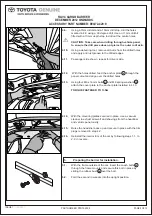 Предварительный просмотр 9 страницы Toyota PZQ72-42080 Fitting Instructions Manual