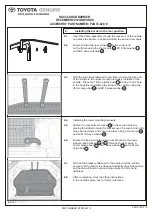 Предварительный просмотр 10 страницы Toyota PZQ72-42080 Fitting Instructions Manual