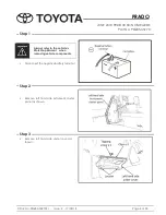 Preview for 4 page of Toyota PZQ85-33270 Fitting Instruction