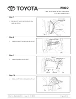 Preview for 6 page of Toyota PZQ85-33270 Fitting Instruction