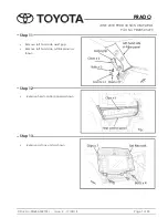 Preview for 7 page of Toyota PZQ85-33270 Fitting Instruction