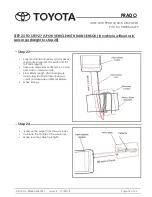 Preview for 12 page of Toyota PZQ85-33270 Fitting Instruction