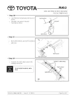 Preview for 15 page of Toyota PZQ85-33270 Fitting Instruction