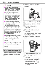 Предварительный просмотр 104 страницы Toyota RAV 4 2019 Manual