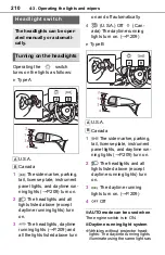 Предварительный просмотр 210 страницы Toyota RAV 4 2019 Manual