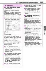 Предварительный просмотр 225 страницы Toyota RAV 4 2019 Manual