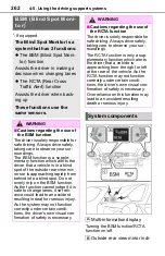 Предварительный просмотр 262 страницы Toyota RAV 4 2019 Manual