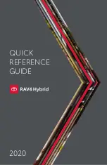 Toyota RAV4 Hybrid 2020 Quick Reference Manual preview