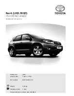 Toyota Rav42005 Installation Instructions Manual предпросмотр