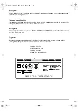 Предварительный просмотр 4 страницы Toyota RS2000-2D Instruction Manual