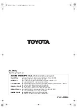 Предварительный просмотр 81 страницы Toyota RS2000-2D Instruction Manual