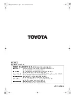 Предварительный просмотр 80 страницы Toyota RS2000-3D Instruction Manual