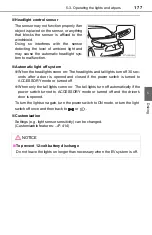 Предварительный просмотр 177 страницы Toyota Scion iQ EV Owner'S Manual