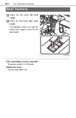 Предварительный просмотр 244 страницы Toyota Scion iQ EV Owner'S Manual