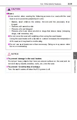 Предварительный просмотр 245 страницы Toyota Scion iQ EV Owner'S Manual