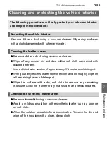 Предварительный просмотр 251 страницы Toyota Scion iQ EV Owner'S Manual