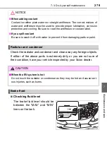 Предварительный просмотр 279 страницы Toyota Scion iQ EV Owner'S Manual