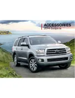 Preview for 1 page of Toyota Sequoia 2014 Accessories Manual