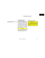 Preview for 173 page of Toyota Solara 2001 Operating Manual