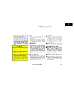 Preview for 183 page of Toyota Solara 2001 Operating Manual