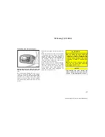 Предварительный просмотр 115 страницы Toyota Solara 2005 Owner'S Manual