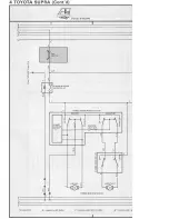 Предварительный просмотр 140 страницы Toyota SUPRA 1987 Electrical Wiring Diagram