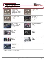 Preview for 24 page of Toyota Tacoma 05 Brochure & Specs