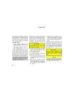 Предварительный просмотр 86 страницы Toyota Tacoma 2000 Operating Manual