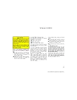 Предварительный просмотр 127 страницы Toyota Tacoma 2004 Operating Manual