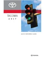 Toyota Tacoma 2017 Quick Reference Manual preview