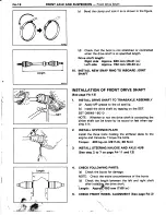 Preview for 498 page of Toyota Tercel 1985 Repair Manual