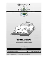 Предварительный просмотр 1 страницы Toyota TNS 500 Installation Instructions Manual