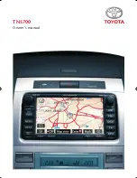 Preview for 1 page of Toyota TNS 700 Owner'S Manual