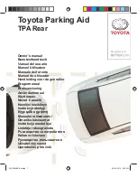 Toyota TPA Rear Owner'S Manual preview