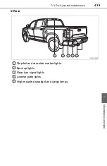 Предварительный просмотр 439 страницы Toyota Tundra 2015 Manual