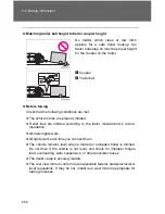 Preview for 256 page of Toyota VENZA 2009 Owner'S Manual